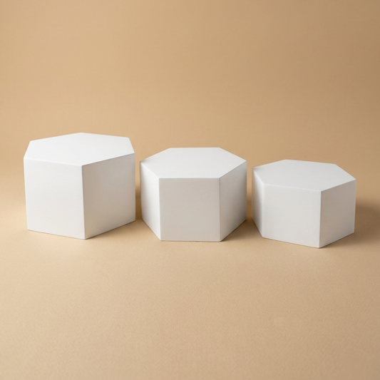 Hexagonal Table Riser Set
