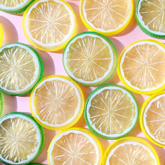 Fake Lime Slices & Blocks
